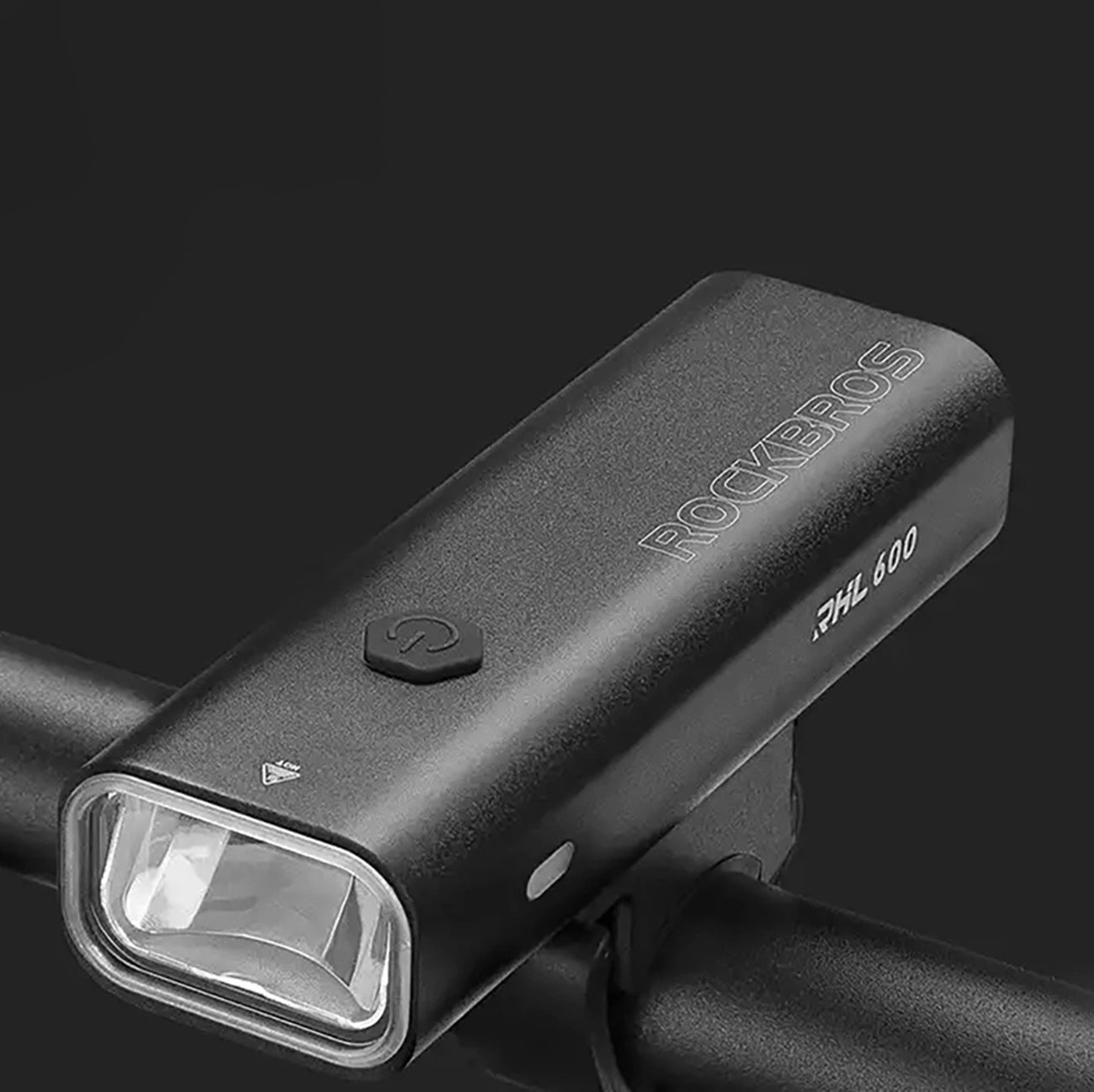 Rockbros RHL600 front bicycle light 600lm 2600mAh IPX6 - black_4