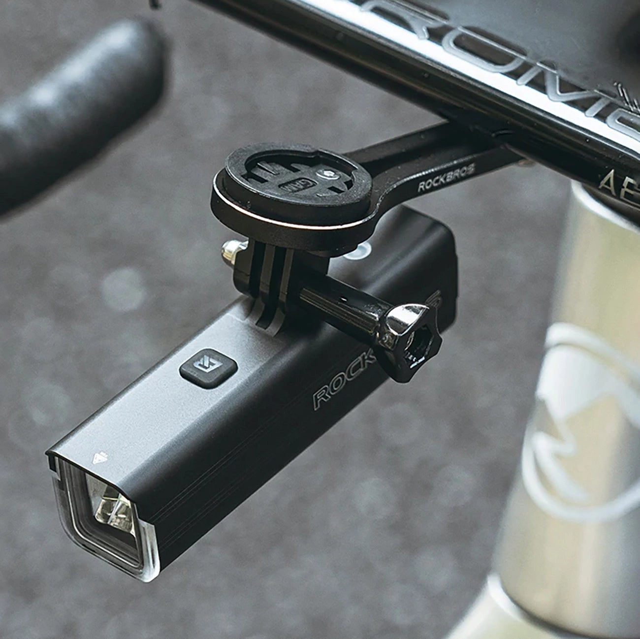 Rockbros RHL1500 front bicycle light 5000mAh 1500lm IPX6 - black_4