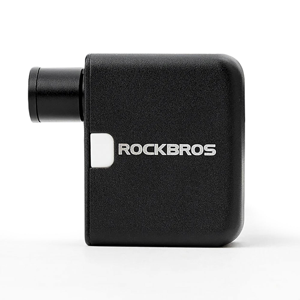 Rockbros 42320008001 Mini Electric Bicycle Pump for Schrader / Presta Valves 100PSI - Black_0