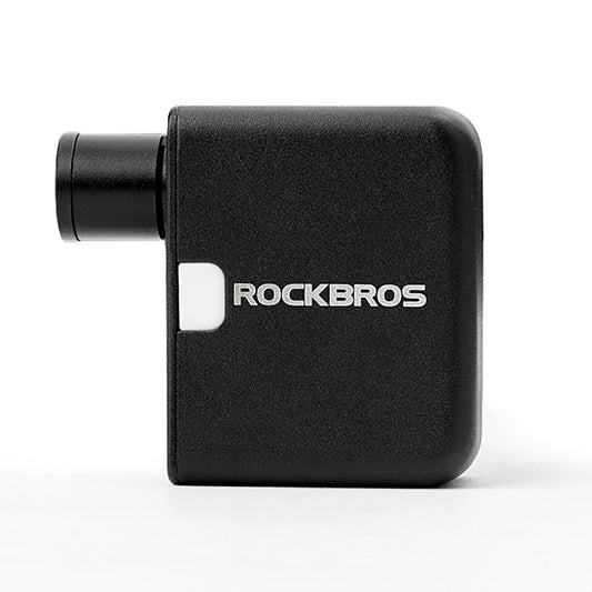 Rockbros 42320008001 Mini Electric Bicycle Pump for Schrader / Presta Valves 100PSI - Black_0