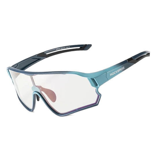 Rockbros 14110009005 polarized cycling glasses for children 8-14 years old - blue_0