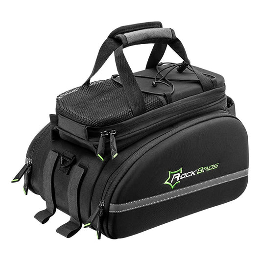 Rockbros A6-03BK bicycle bag for trunk 35 l with fold-out pockets - black_0