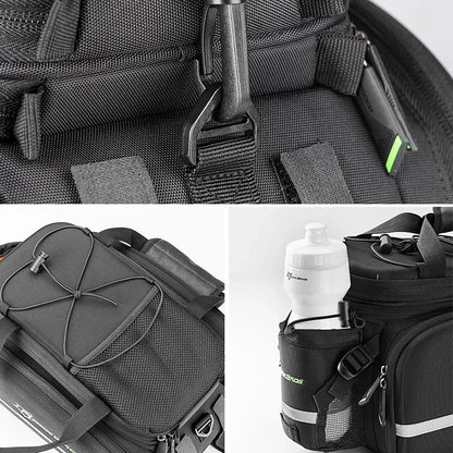 Rockbros A6-03BK bicycle bag for trunk 35 l with fold-out pockets - black_4