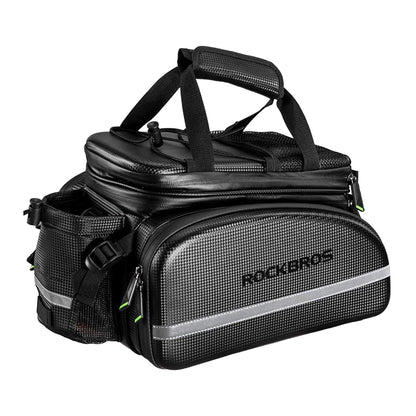 Rockbros A6-6 bicycle bag for trunk, 35 l, with fold-out pockets - black_1