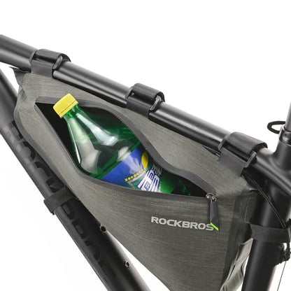 Rockbros AS-017 bicycle frame bag 5 l - dark green_1