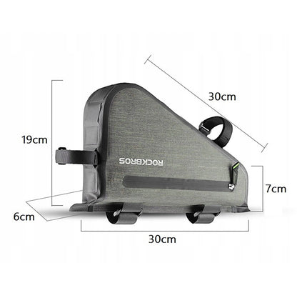 Rockbros AS-017 bicycle frame bag 5 l - dark green_5