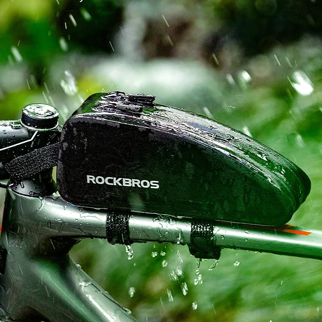 Rockbros AS-019 bicycle frame bag waterproof 1.5 l - black_14