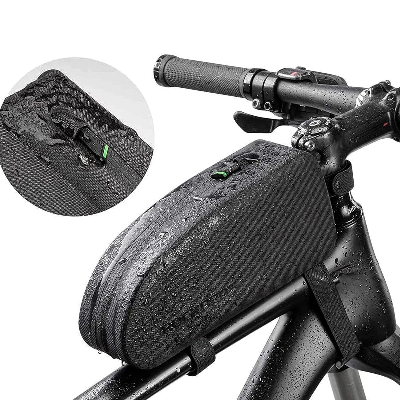 Rockbros AS-019 bicycle frame bag waterproof 1.5 l - black_5