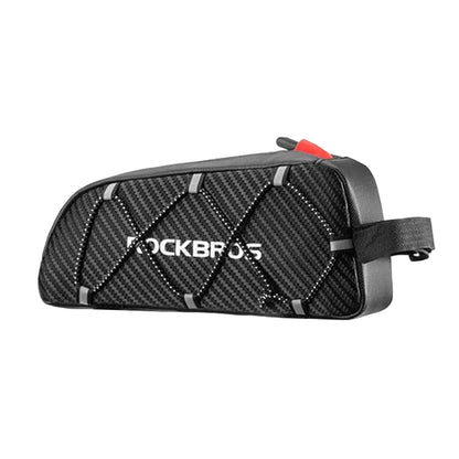 Rockbros 039BK bicycle frame bag 1 l with braid - black_0
