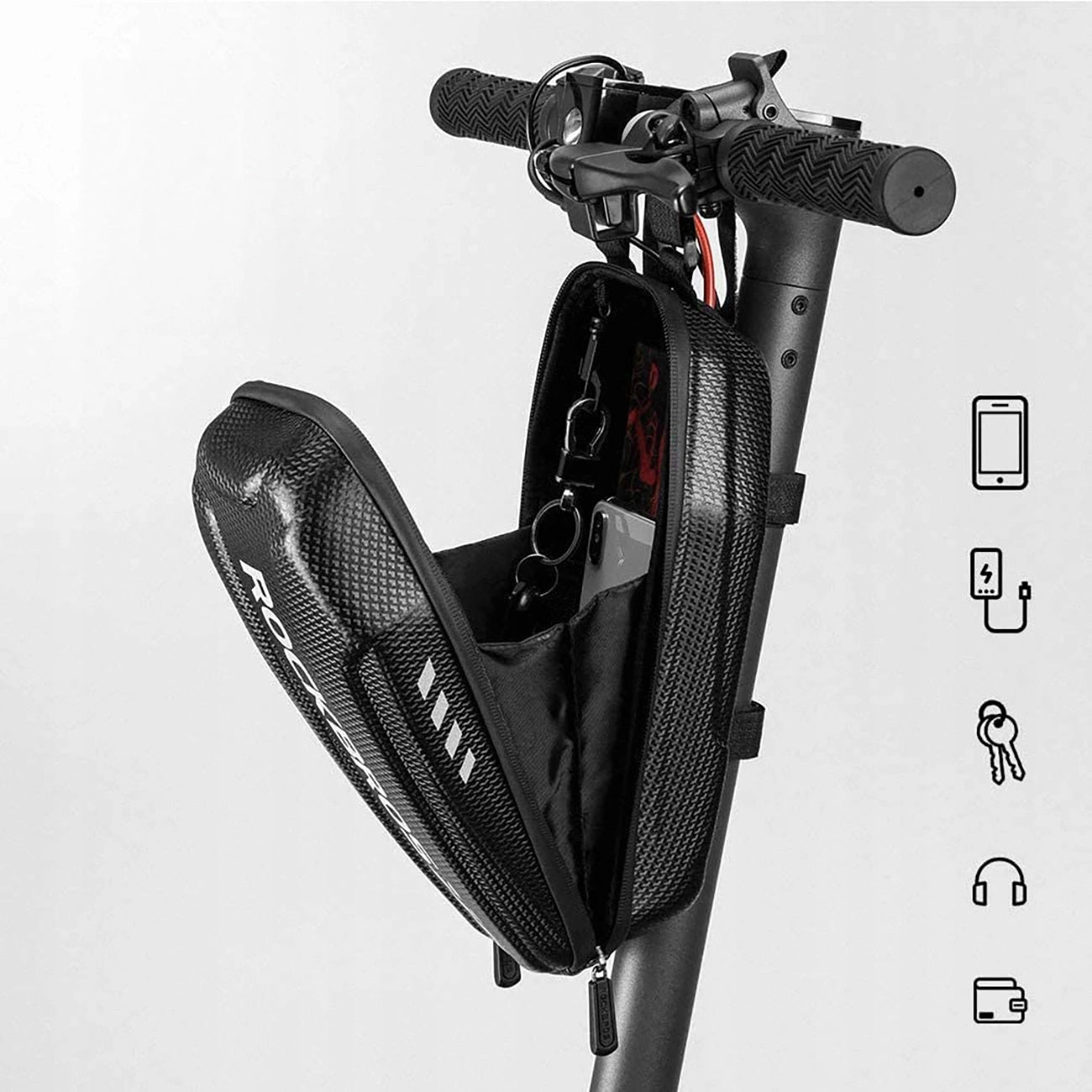 Rockbros B62-1 bicycle bag for handlebar or frame 3 l - black_8
