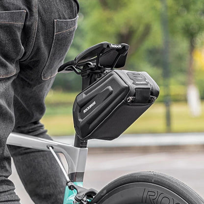 Rockbros B69 bicycle saddle bag 1.8l with easy release system - black_7