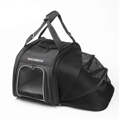 Rockbros 30140028001 transport bicycle bag for cats and dogs - black_4