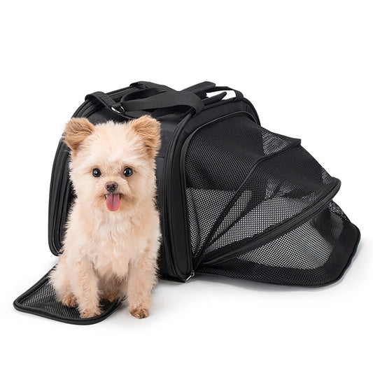 Rockbros 30140028001 transport bicycle bag for cats and dogs - black_0