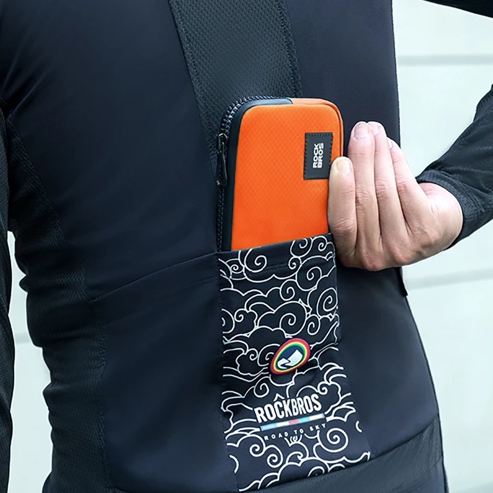 Rockbros bicycle bag 30990043004 for phone, keys, wallet 0.15 l - orange_1