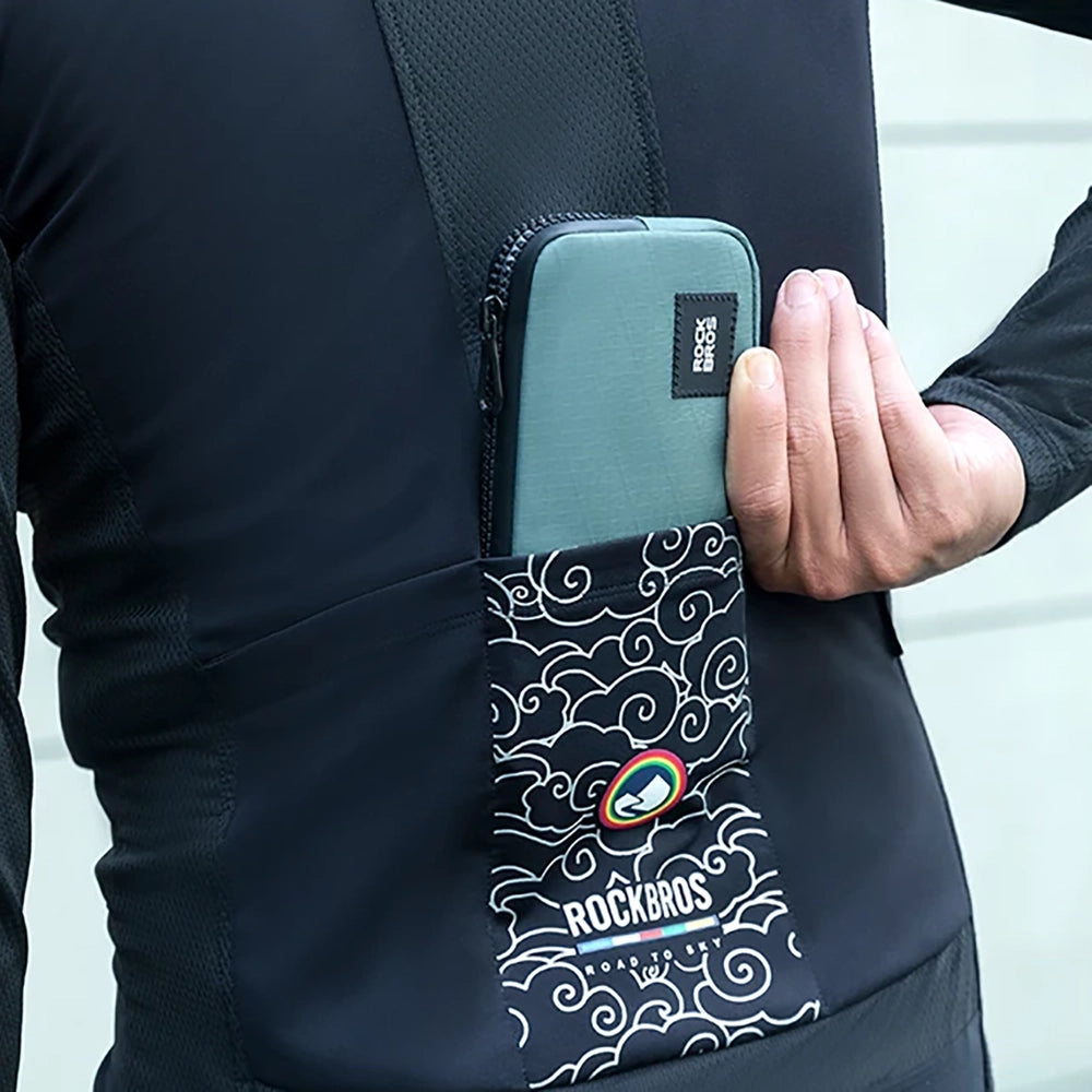 Rockbros bicycle bag 30990043006 for phone, keys, wallet 0.15 l - turquoise_2