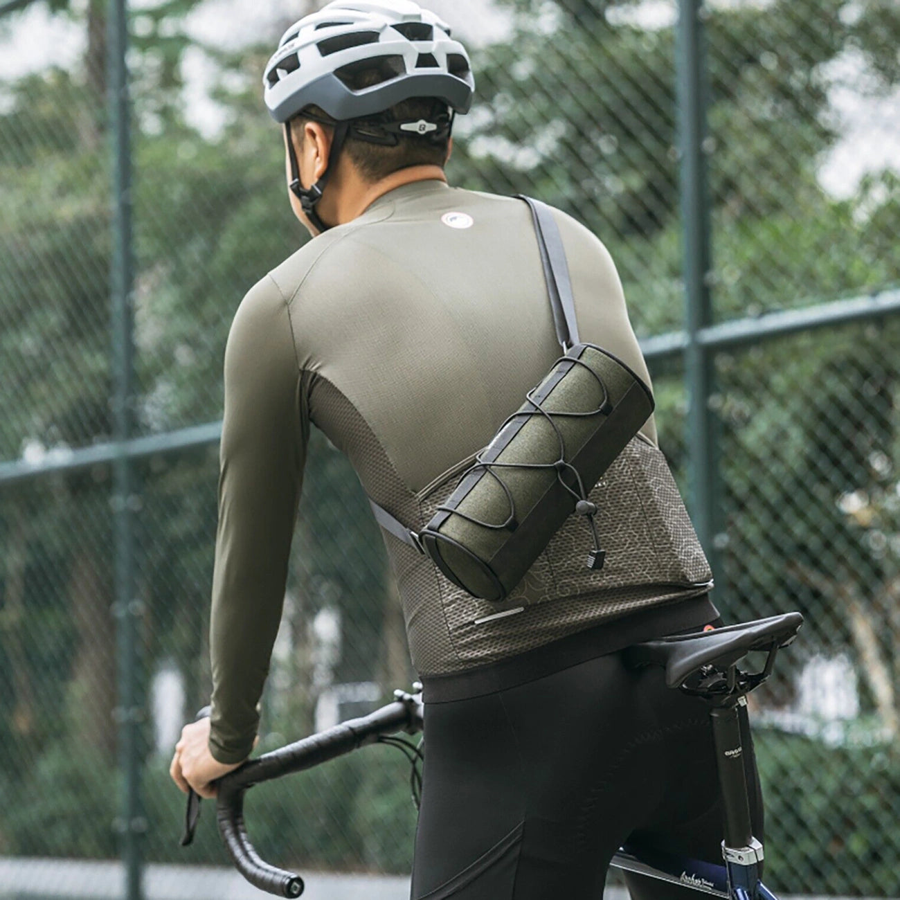 Rockbros 30110049001 bicycle handlebar bag 2 l - green_5