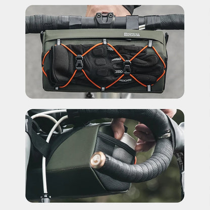 Rockbros 30110054001 bicycle handlebar bag 2.2 l - green_4