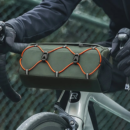 Rockbros 30110054001 bicycle handlebar bag 2.2 l - green_5