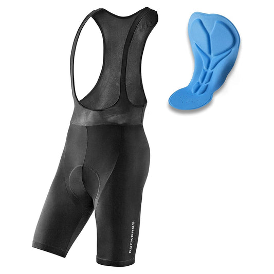 Rockbros RK20022XL short bib shorts with XXL insert - black_0
