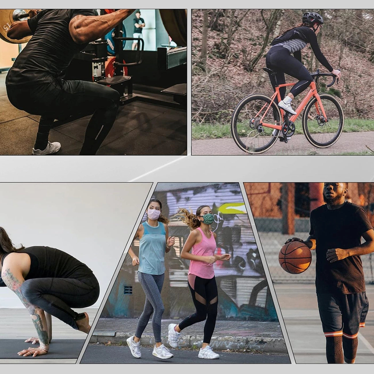 Rockbros RK2004L breathable cycling pants with L insert - black_3