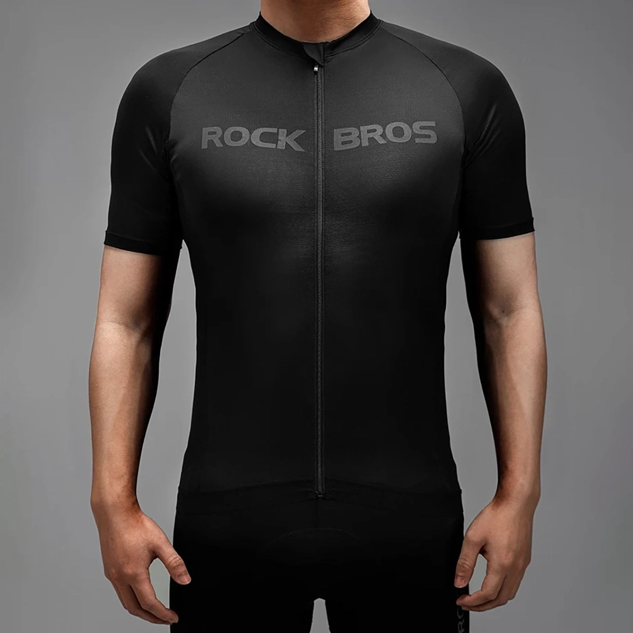 Rockbros 15120002006 short sleeve cycling jersey XXXL - black_9