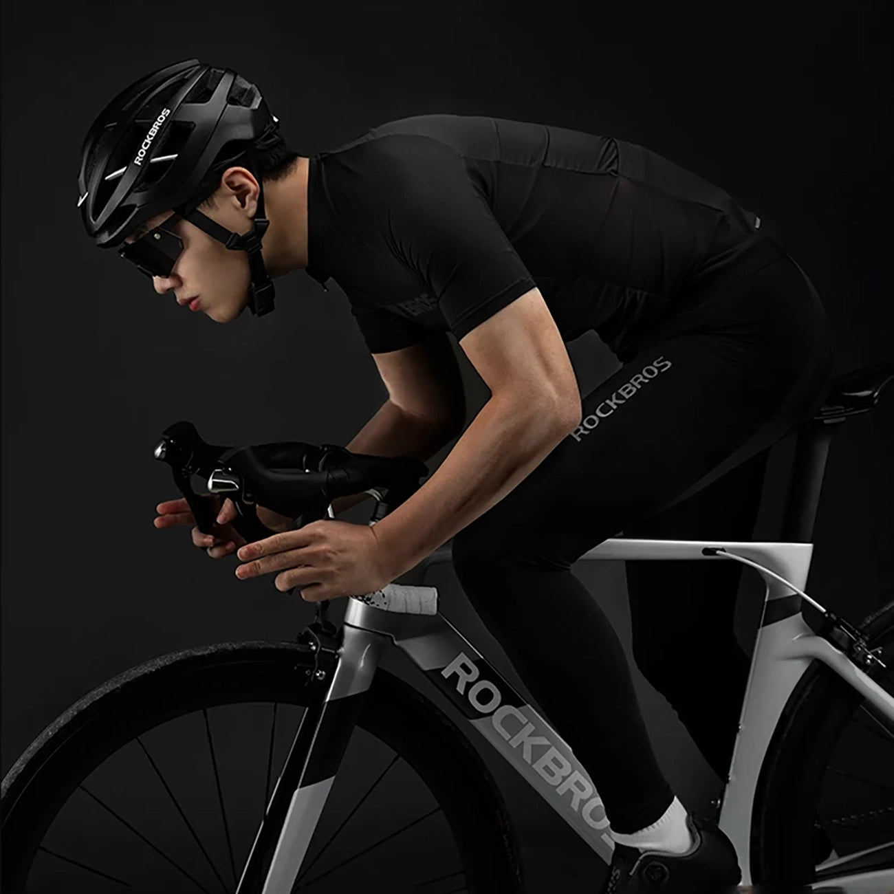 Rockbros 15120002006 short sleeve cycling jersey XXXL - black_4