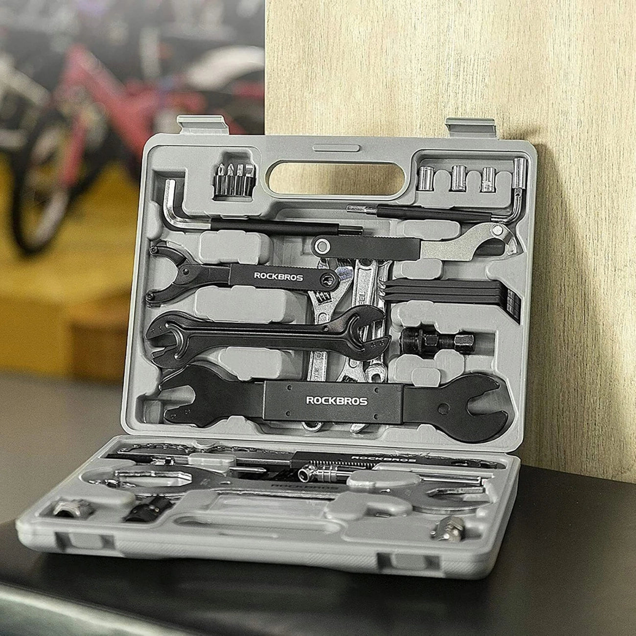 Rockbros 43210810001 bicycle repair kit - gray_6