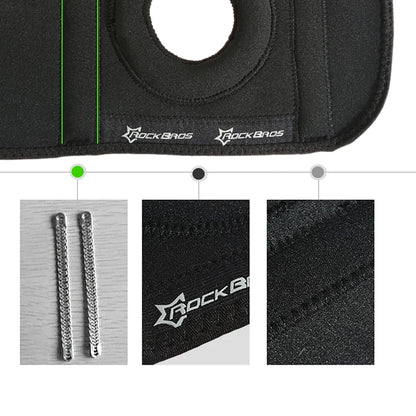 Rockbros LF1106M sports protector for patella and knee joint size M - black_8