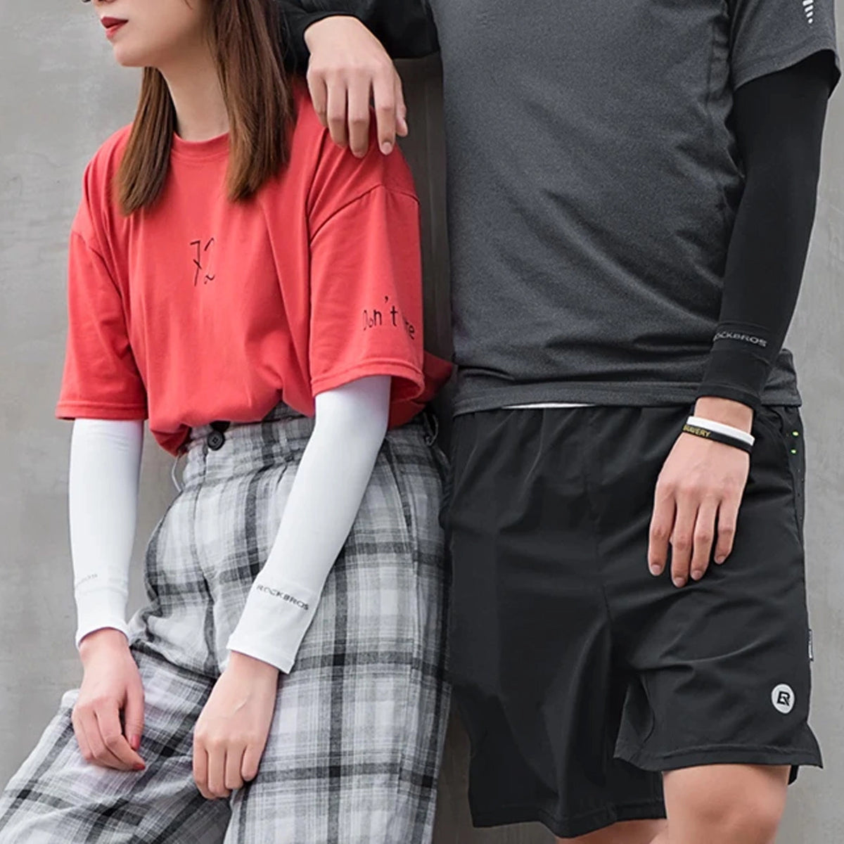 Rockbros XT9002BK cycling sleeves - black (2 pcs.)_2