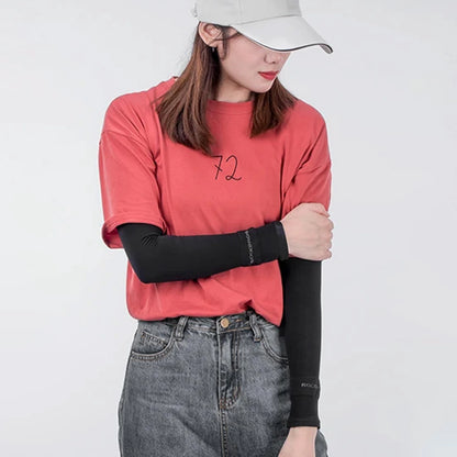Rockbros XT9002BK cycling sleeves - black (2 pcs.)_4