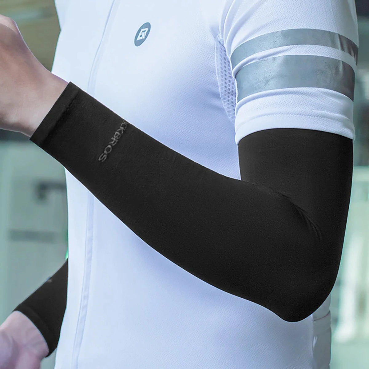 Rockbros XT9002BK cycling sleeves - black (2 pcs.)_8
