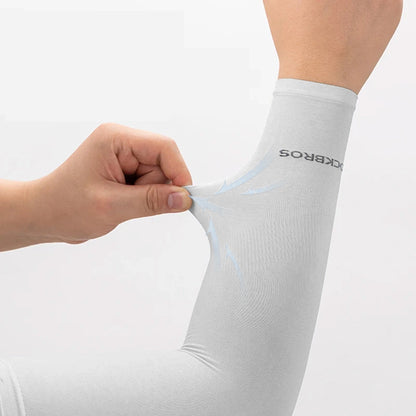 Rockbros XT9002W cycling sleeves - white (2 pcs.)_3
