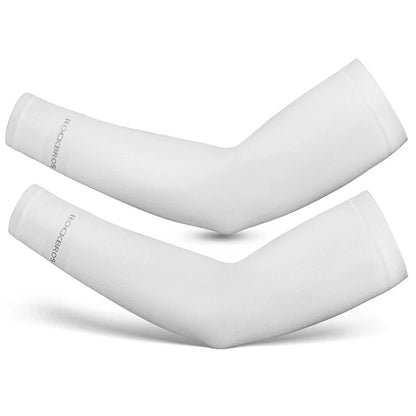 Rockbros XT9002W cycling sleeves - white (2 pcs.)_0
