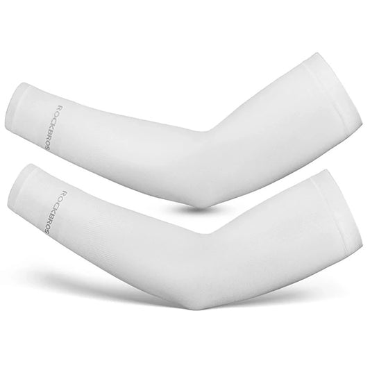 Rockbros XT9002W cycling sleeves - white (2 pcs.)_0