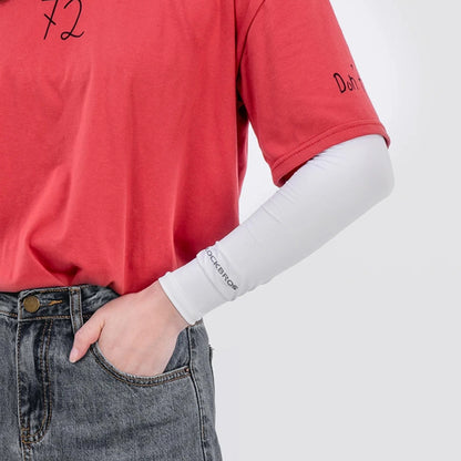 Rockbros XT9002W cycling sleeves - white (2 pcs.)_12