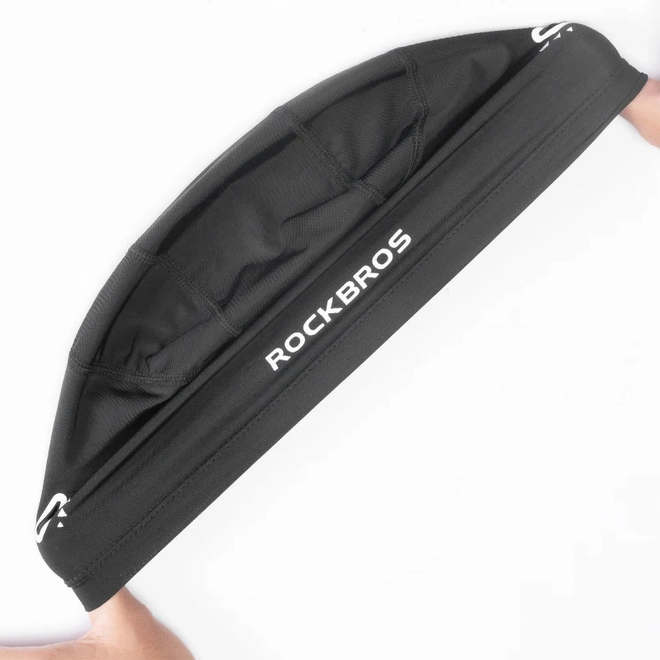 Rockbros YPP037 cycling cap with cutouts for glasses - black_1