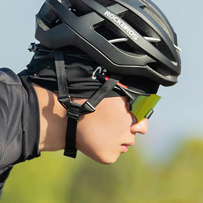 Rockbros YPP037 cycling cap with cutouts for glasses - black_10