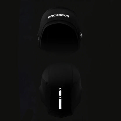 Rockbros YPP037 cycling cap with cutouts for glasses - black_7
