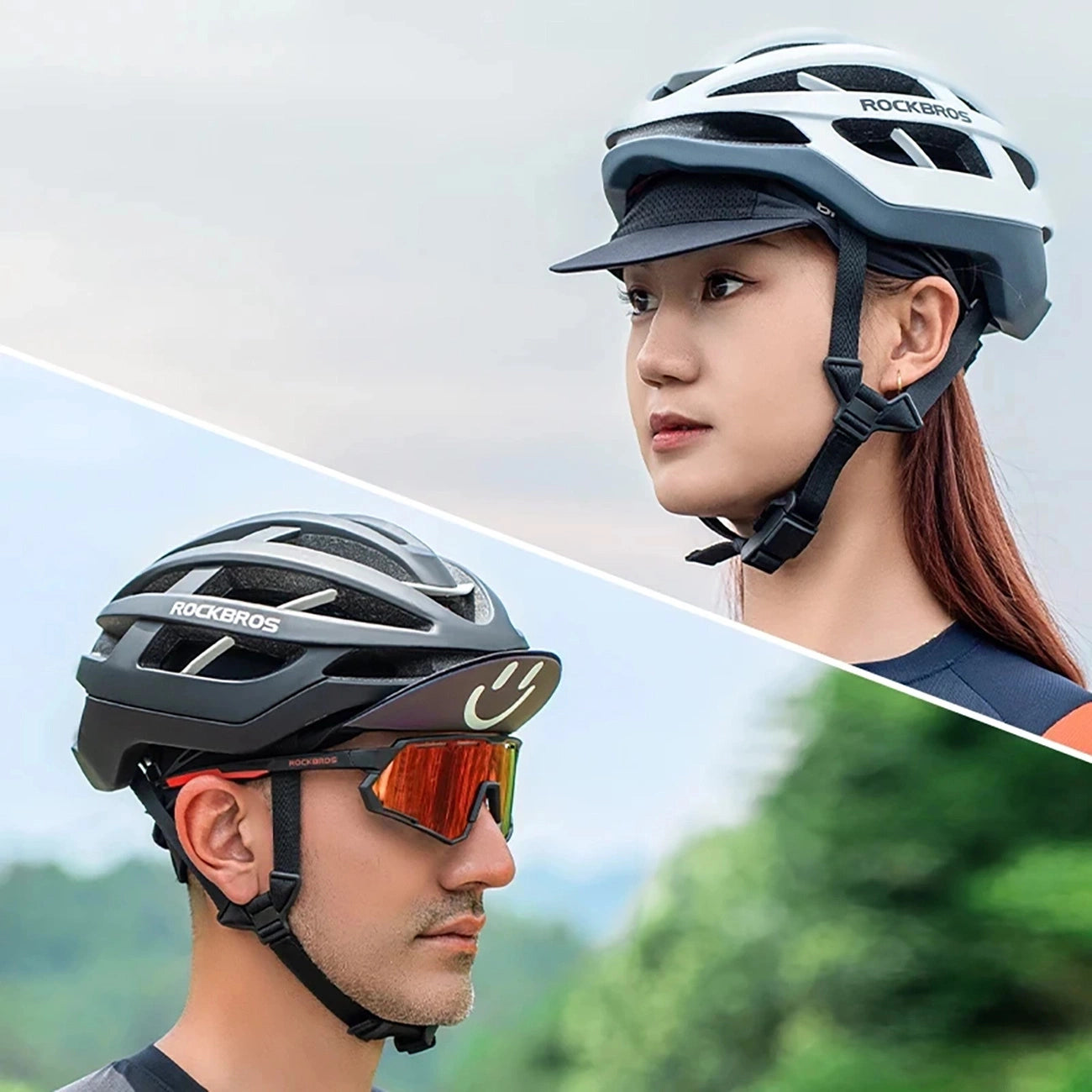 Rockbros 18230005001 cycling cap with peak - black_3
