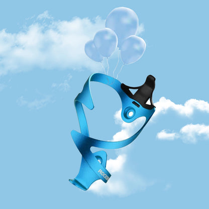 Rockbros 2017-11ABL Aluminum Bike Bottle Holder - Blue_5