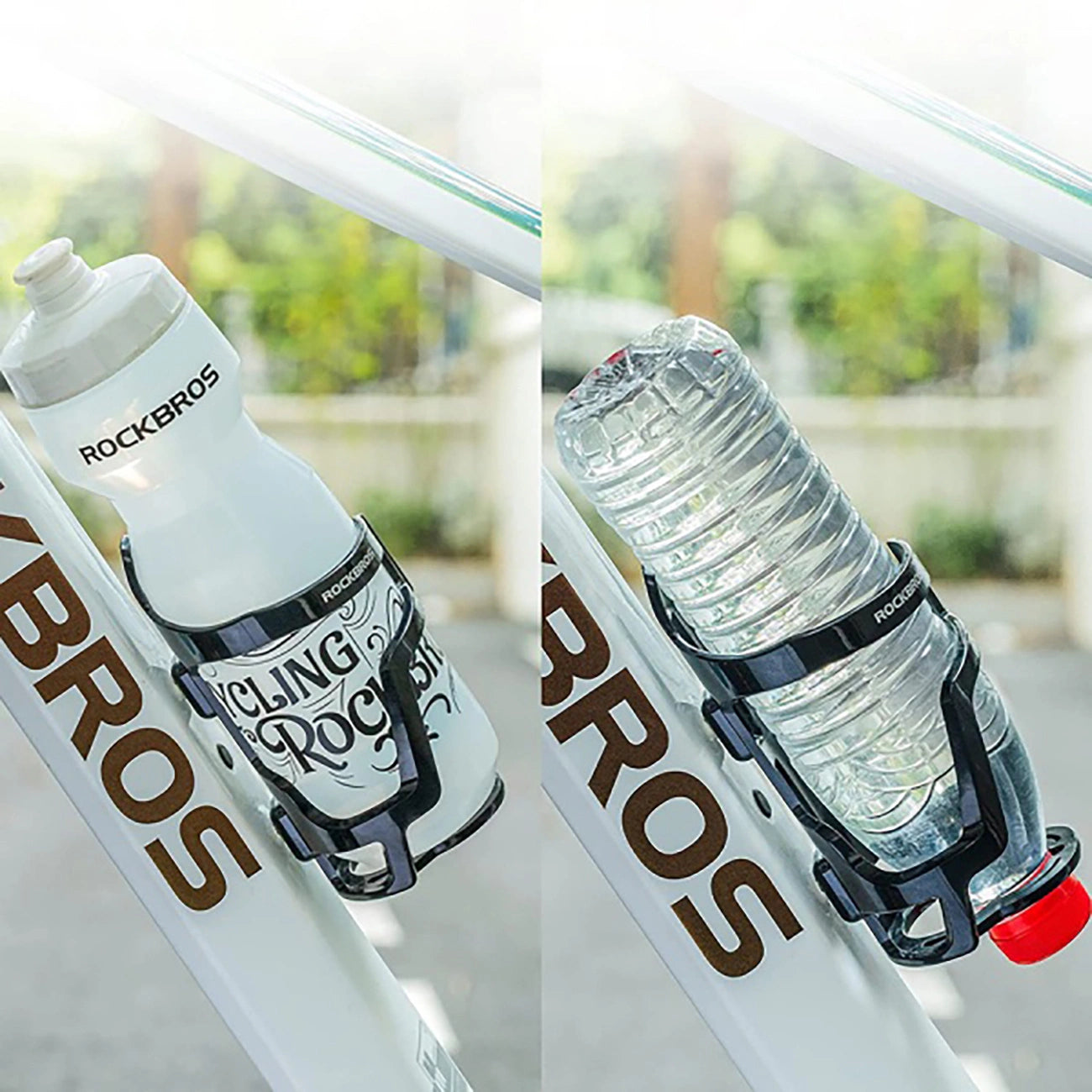 Rockbros 31210012001 bicycle water bottle holder - black_4