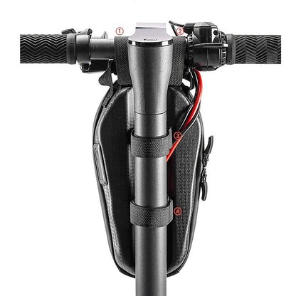 Rockbros bag 3011006301 for the handlebar of a bicycle or scooter 1.3 l - black_5