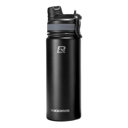 Rockbros 35210029001 thermal bottle for bicycle drinks 550 ml - black_0