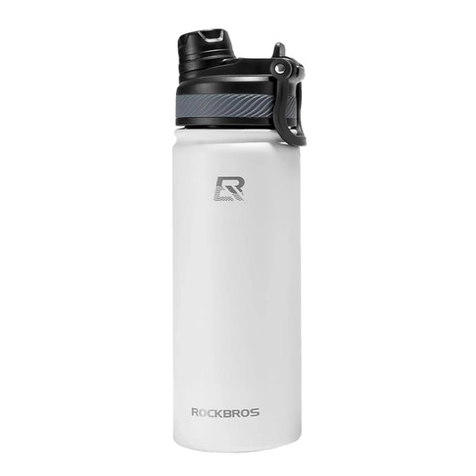 Rockbros 35210029005 bicycle thermal bottle for drinks 530 ml - white_0