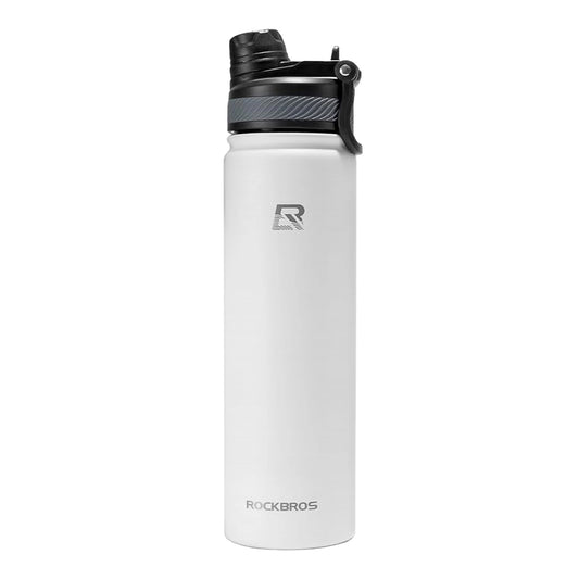 Rockbros 35210029006 bicycle thermal bottle for drinks 620 ml - white_0