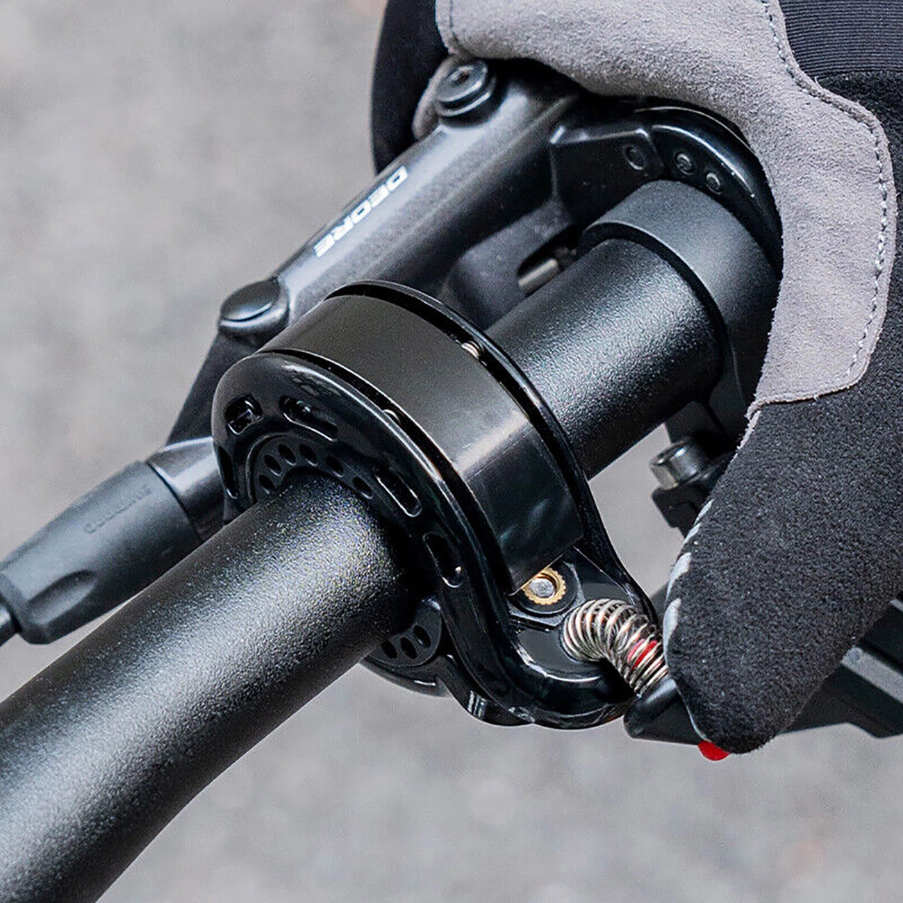 Rockbros 34210028001 Q-shaped bicycle bell - black_2