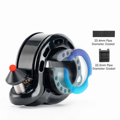 Rockbros 34210028001 Q-shaped bicycle bell - black_3