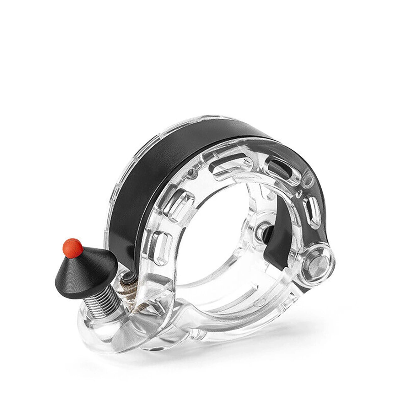 Rockbros 34210028002 Q-shaped bicycle bell - transparent_0