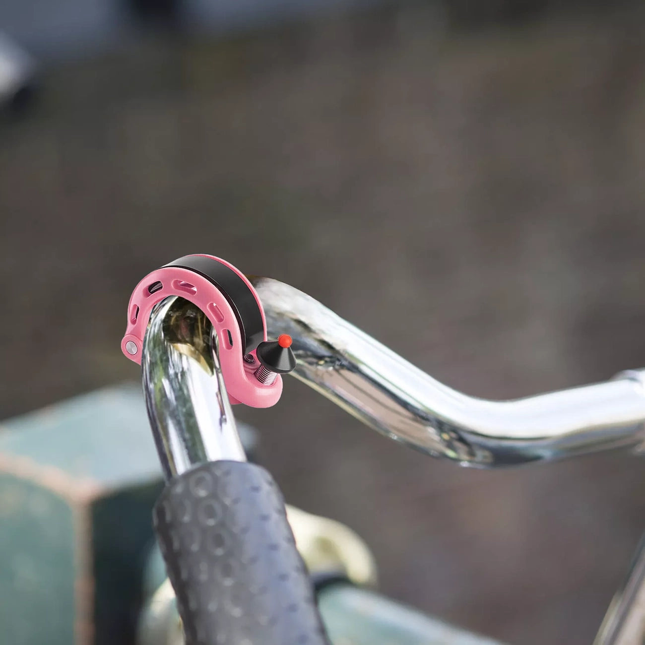 Rockbros 34210028005 Q-shaped bicycle bell - pink_1