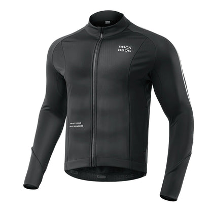 Rockbros cycling jersey 15400002003 long sleeve fall/winter L - black_0